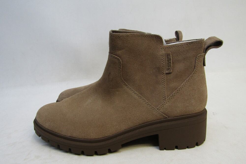 EUC Koolaburra by UGG Womens Sz 11 M Brown Suede Zip Heeled Ankle Boots Bootie